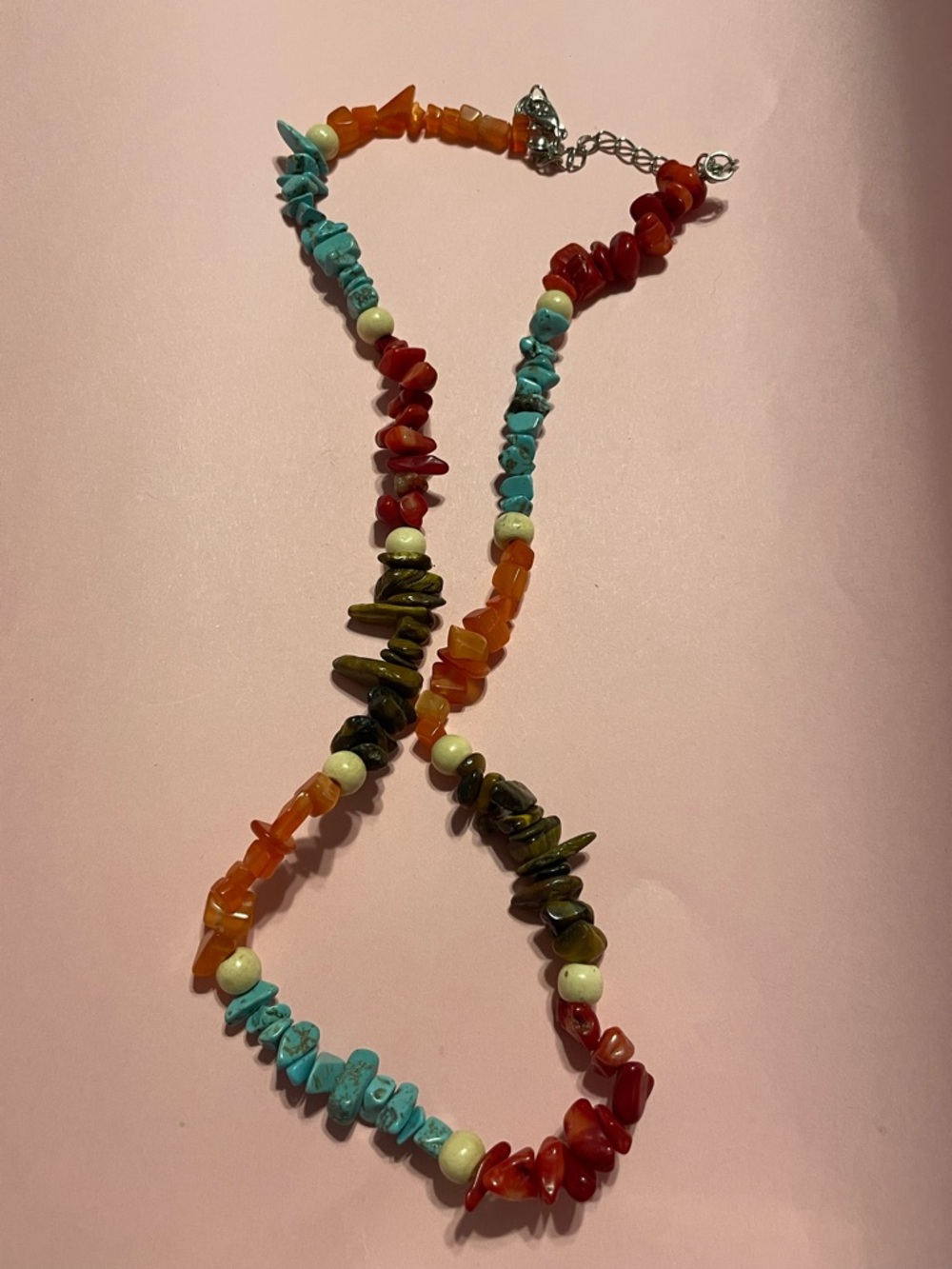 Southwestern Gemstone Bead Necklace #9387